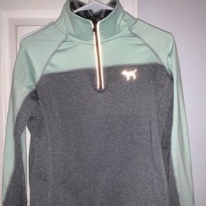 Pink half zip up jacket